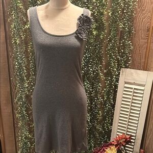 Gray Sleeveless Dress